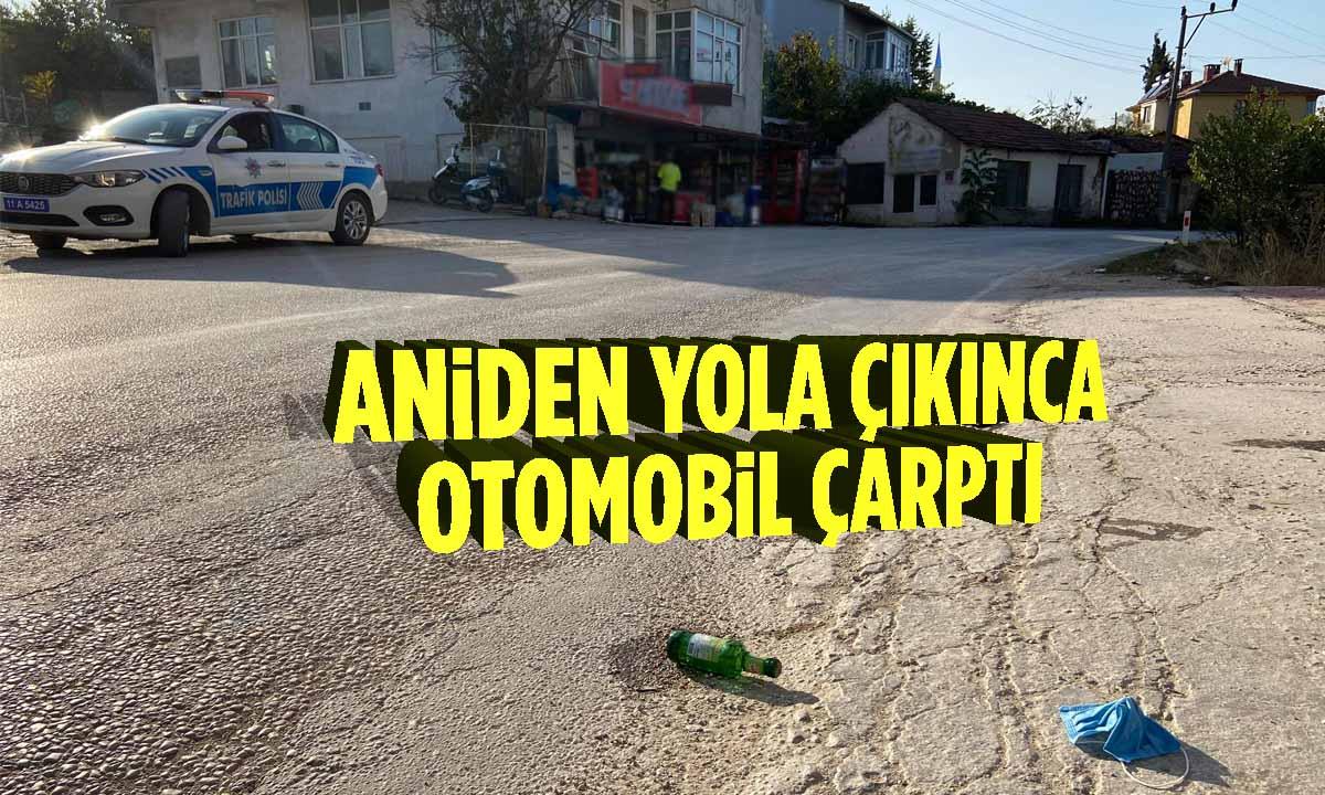 Aniden Yola Cikinca Otomobil Carpti Bilecik Haber